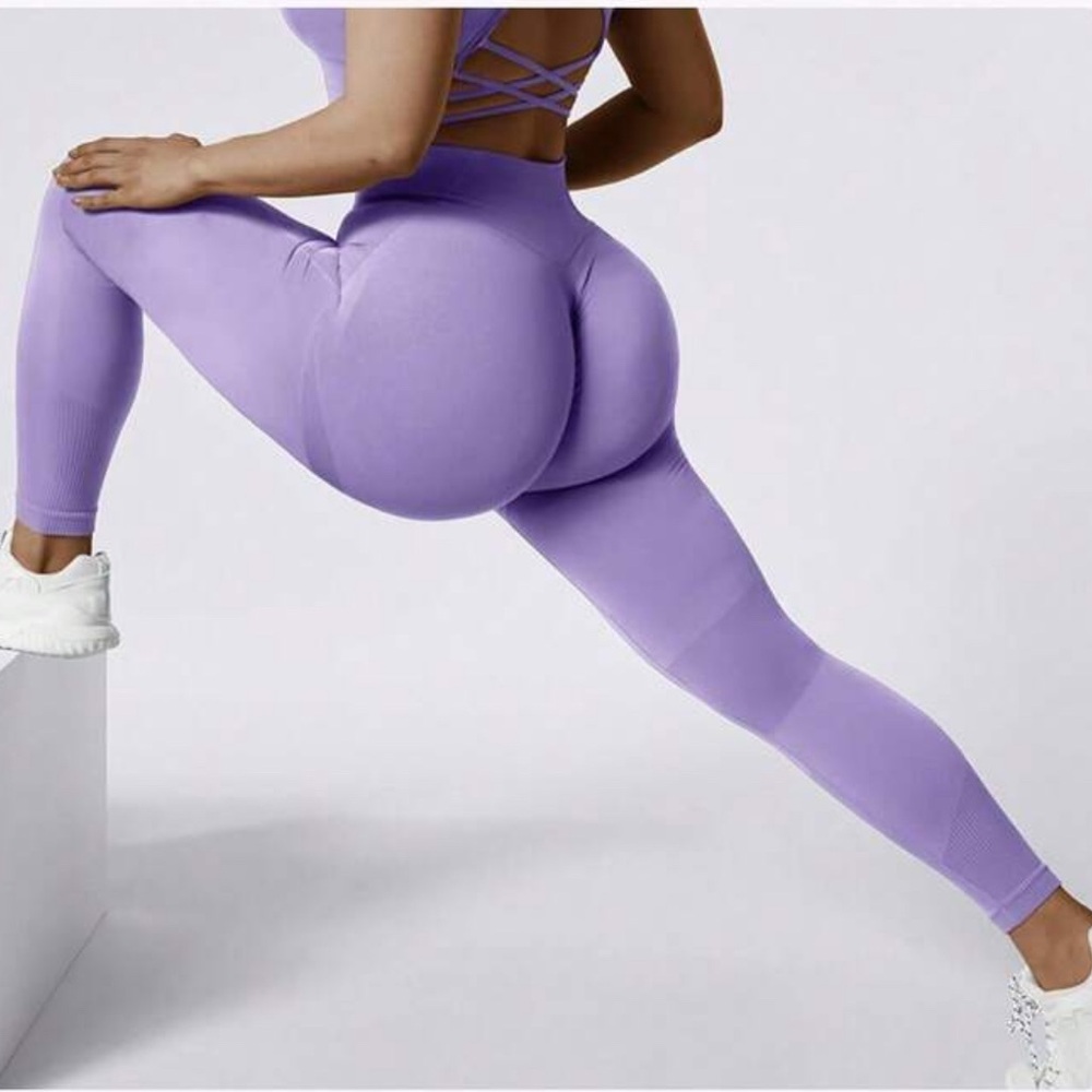 NWOT!🍑Fitness seamless high waist elastic, quick dry butt lift sports leggings!